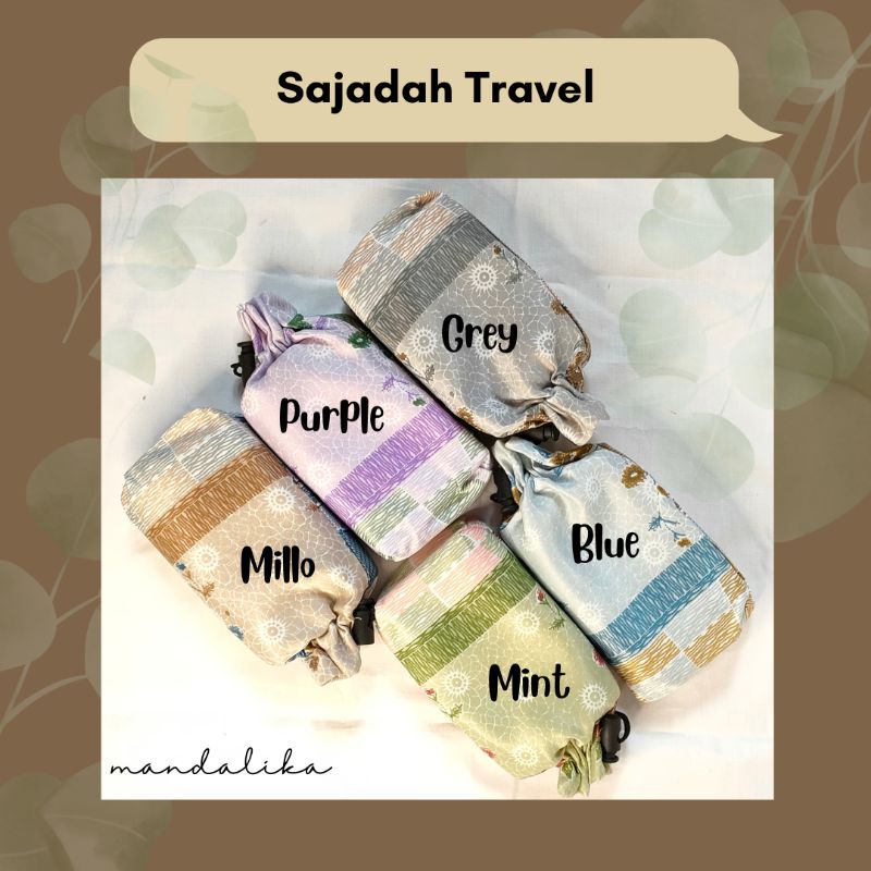 Sajadah Travel Abu Dhabi | Sajadah travel Warna Soft | Sajadah murah harga grosir