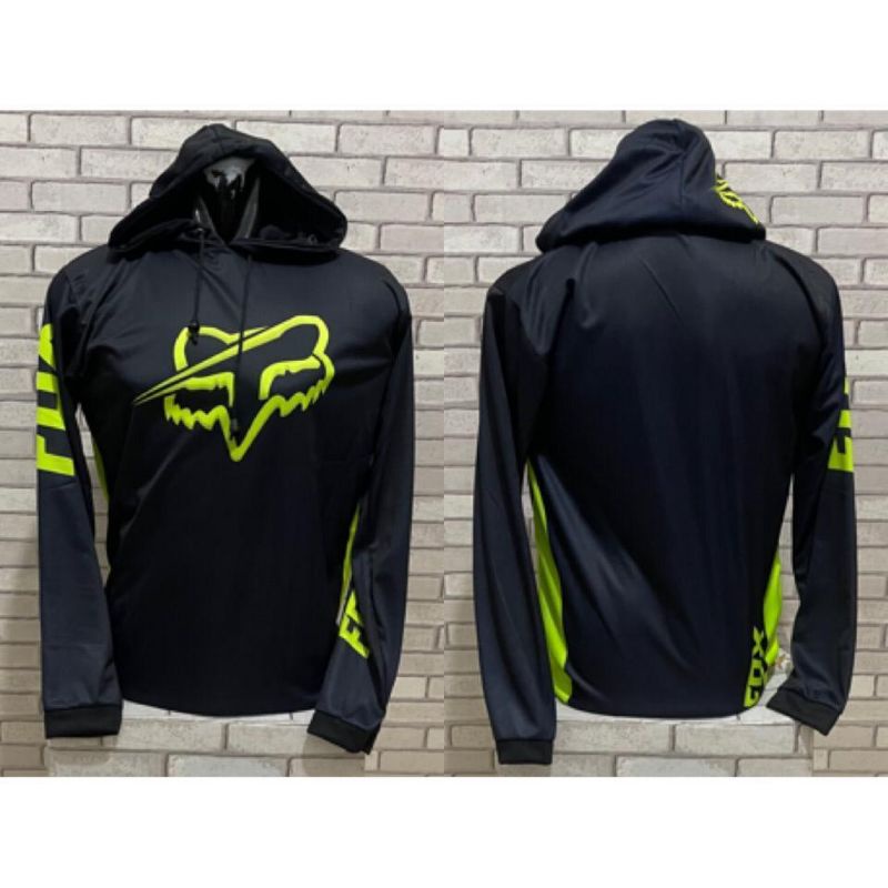 JAKET MOTOR CROSS HITAM PRIA