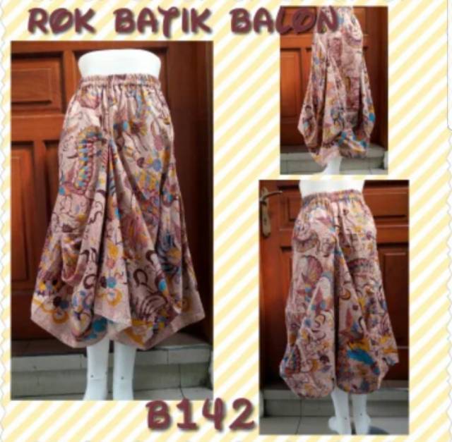 Rok batik Balon new model murah bagus