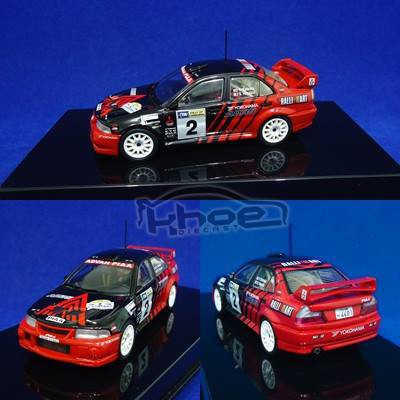 DIECAST / MINIATUR MITSUBISHI LANCER EVOLUTION VI WRC #2 ADVAN 1:43 BY AUTOART