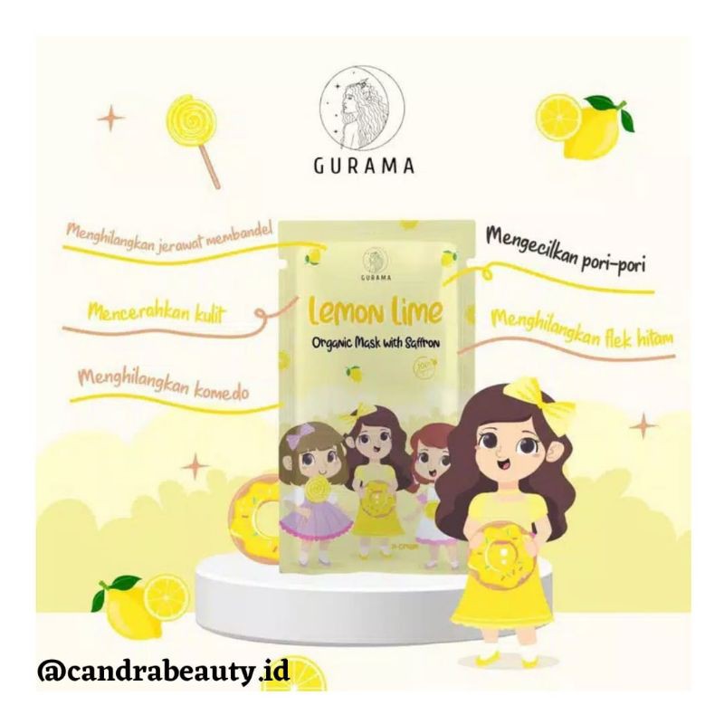 [ DISTRIBUTOR RESMI ] masker organik safron (gurama)