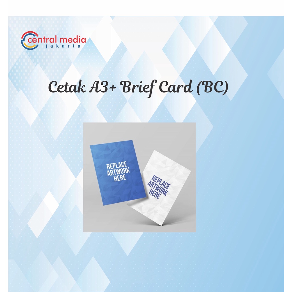 

Cetak BC Brief Card A3+ Full Color