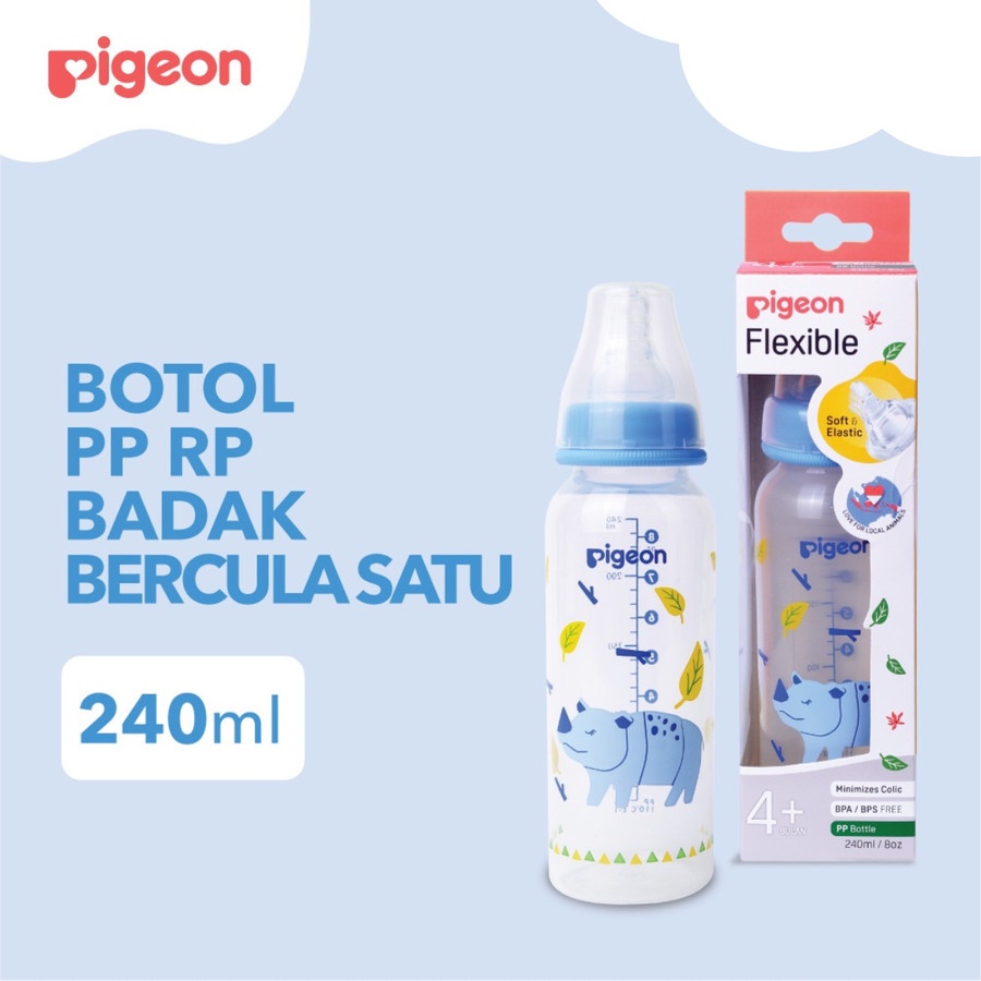 Pigeon Bottle Flexible Slim Neck PP RP 240 ML