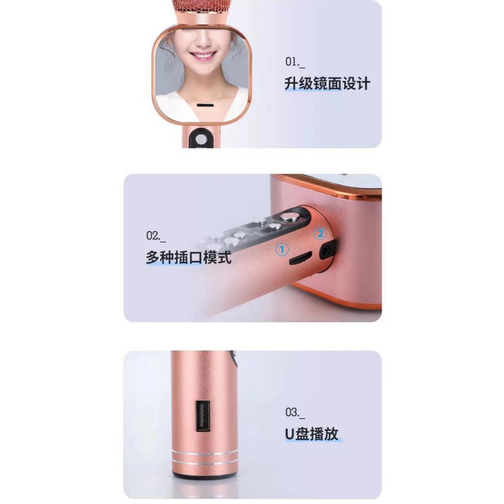 Mic bluetooth karaoke Q009