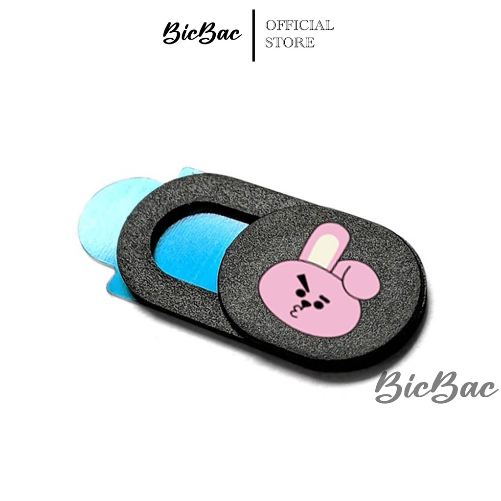 CUSTOM BTS BT21 PELINDUNG PENUTUP WEBCAM KAMERA COVER CAMERA LAPTOP HP ASUS DELL SAMSUNG VIVO XIAOMI