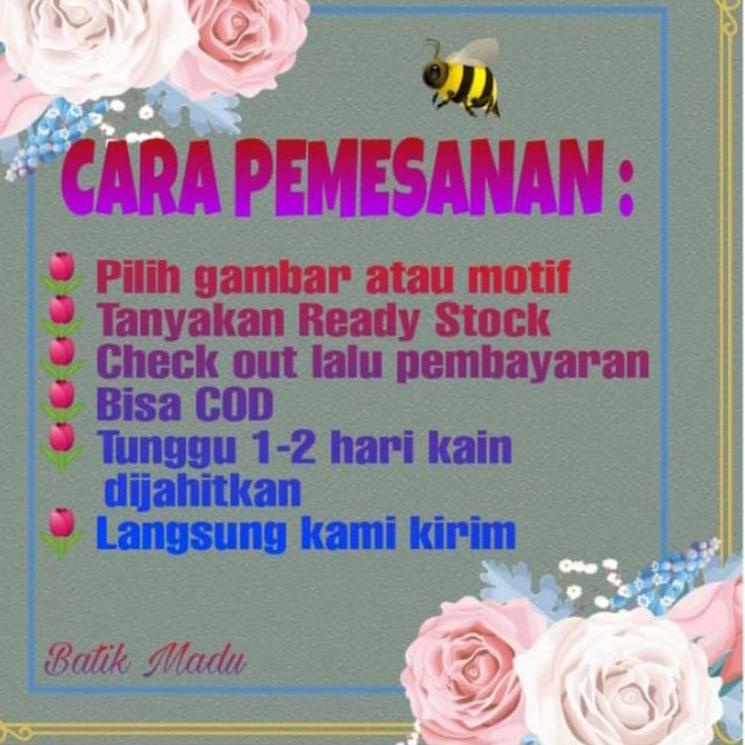 15 Motif/ Kain Batik Sragen / Batik Solo / Katun Premium Halus / Batik Madu / Batik Nurhasida / Bati