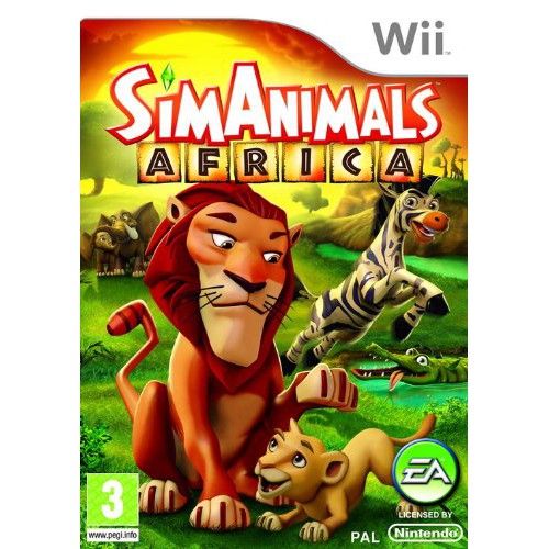 GAME KASET NINTENDO WII SIM ANIMAL AFRICA