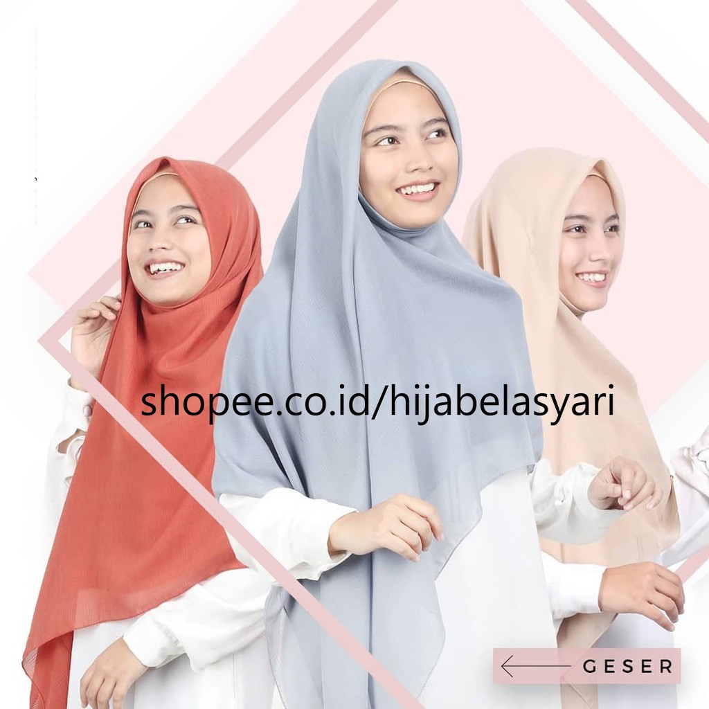 Hijab CORNSKIN SYARI JUMBO Jilbab SegiEmpat Premium Square CORN SKIN SYAR'I ORI AZARA