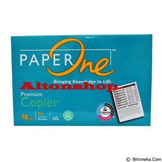 

Paper One Kertas HVS F4 70 gr untuk Print/ Fotocopy