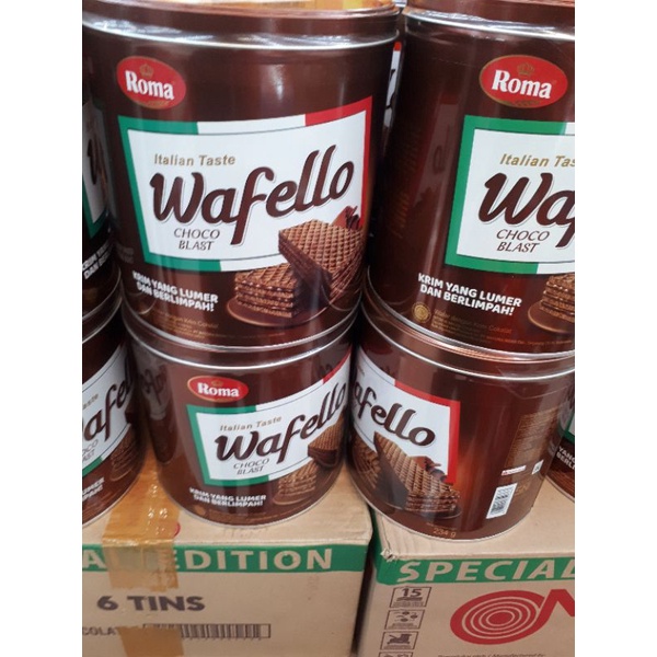 

Roma wafello chocolate 234gr