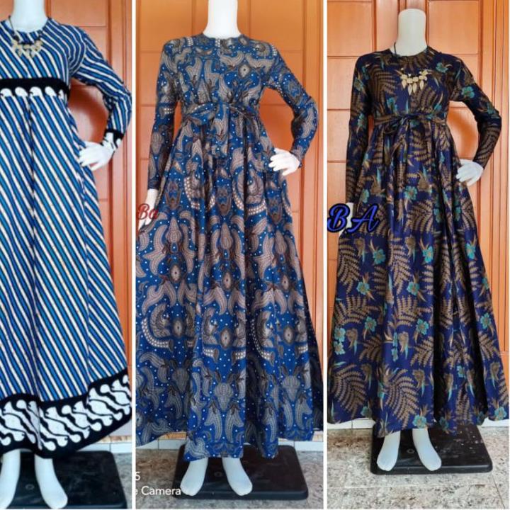 Hot Sale BAJU GAMIS BATIK WANITA TERBARU KEKINIAN - GAMIS BATIK JUMBO - MS GAMIS SRIWEDARI MAXI BUSU