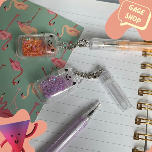 

pulpen gel gantungan beruang manik (4/8/12 pcs) pena tinta hitam kebutuhan sekolah anak alat tulis pen lucu imut bolpen unik fancy keren bisa COD termurah import