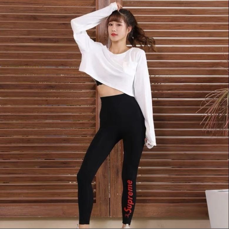 YPL Slim Legging / Stocking Celana Olahraga Workout Fitness Yoga - Generasi 1