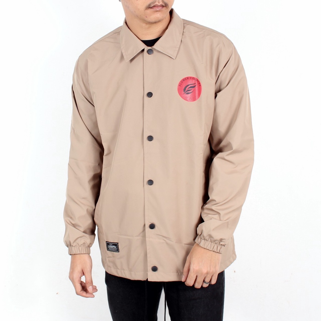 SIAP KIRIM  Jaket Coach Japan Cream Pria-Jaket Coach Japan Terbaru