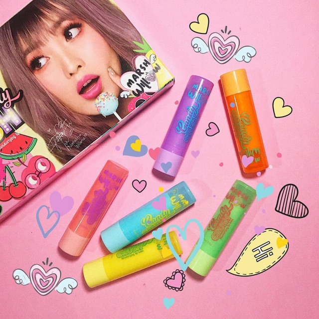 (BPOM) Marshwillow Candy Crush Lip Balm by Natasha Wilona - pelembab bibir