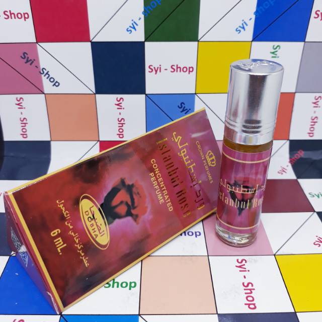 Parfum ISTAMBUL ROSE By Dobha Roll On Non Alkohol 6ml