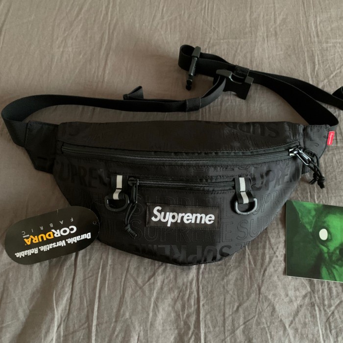 Tas Selempang Waist Bag Wanita Pria Waistbag Supreme SS19 Ori Realpict