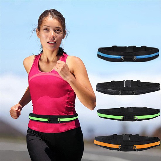 Outdoor two Pocket Waist Elastic Bag | Tas Pinggang Outdoor utk Sepeda.