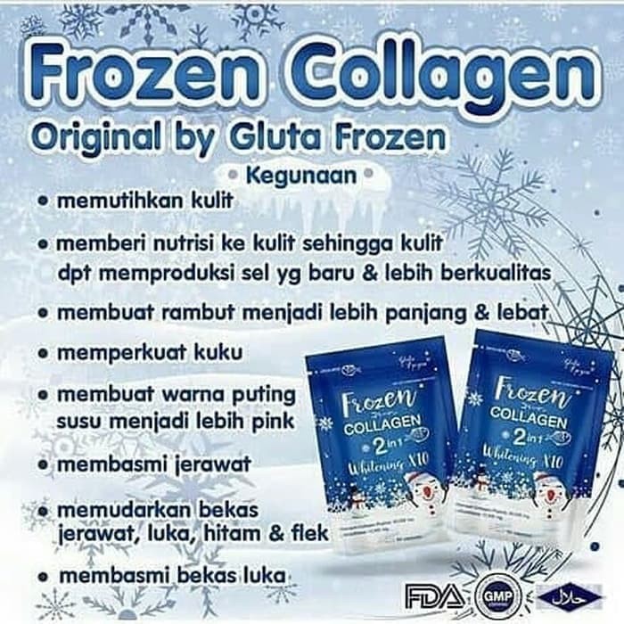 Cara meminum frozen collagen