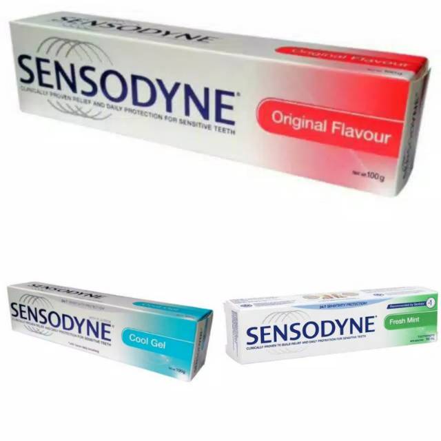 SENSODYNE Protection Original Flavour 100gr/Cool Gel 100gr/Fresh Mint