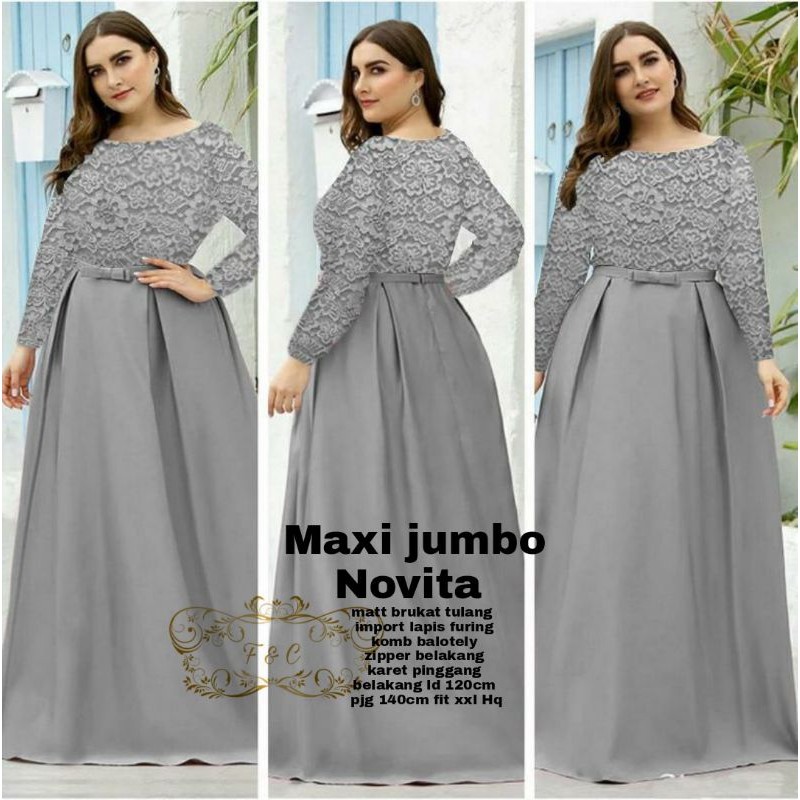 MAXY NOVITA BRUKAT PREMIUM, GAMIS, HIJAB, MUSLIM, DRESS