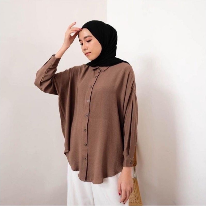 KEMEJA WANITA RAYON TWILL PREMIUM TERBARU