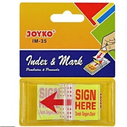 

Sign here page marker flags index Joyko IM-35 (50 lmbr)