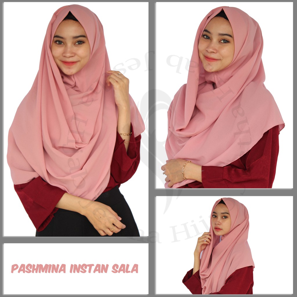 Pashmina Instan Sala Diamond / Hijab Pasmina instan diamond strech | pashmina | pastan osi-6