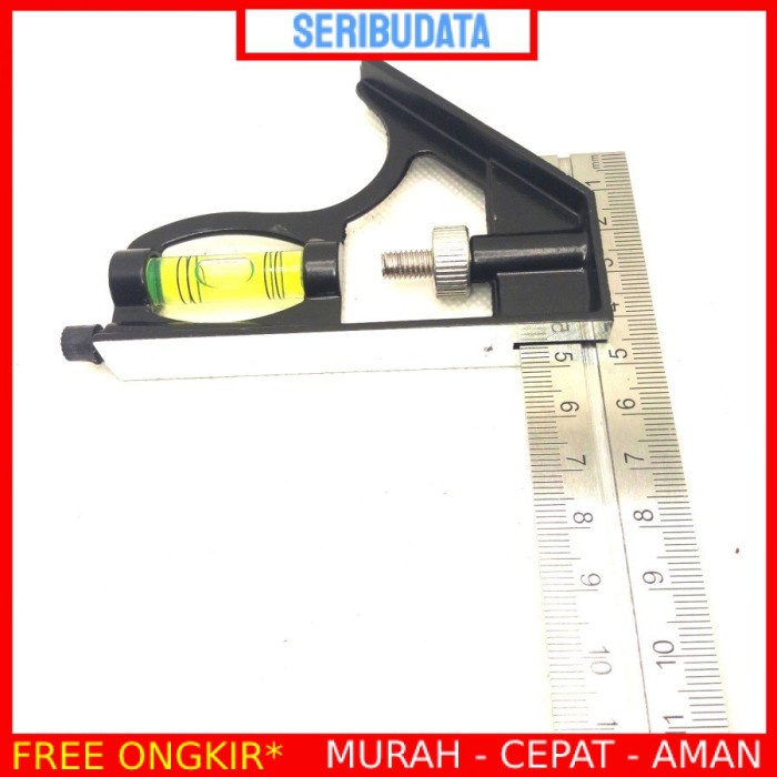 

Jual Penggaris Besi Siku Multi Fungsi Adjustable Waterpass 30Cm Hot Sale