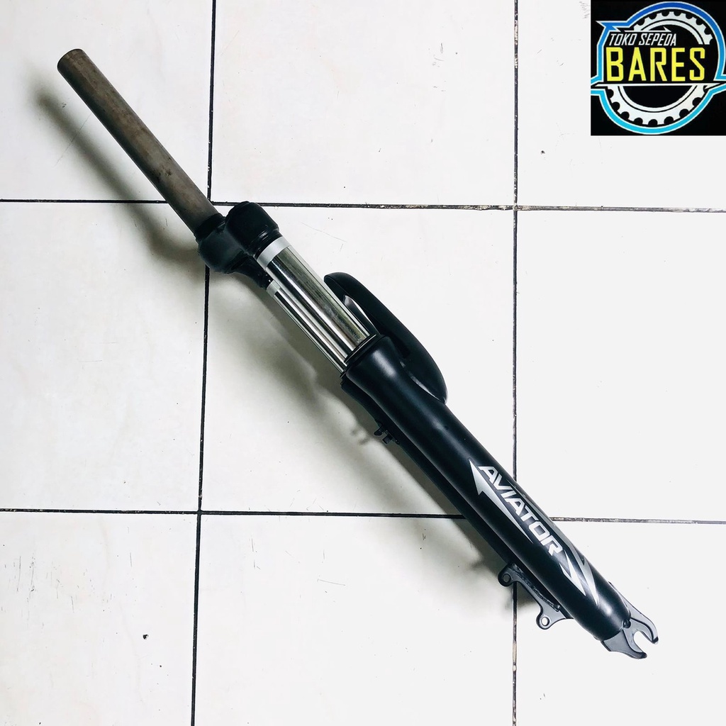 Fork Suspension Sepeda MTB 26 Aviator Non Lock Oversize / Garpu Porok