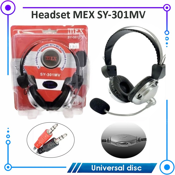 Headset MEX SY-301 MV Super Bass