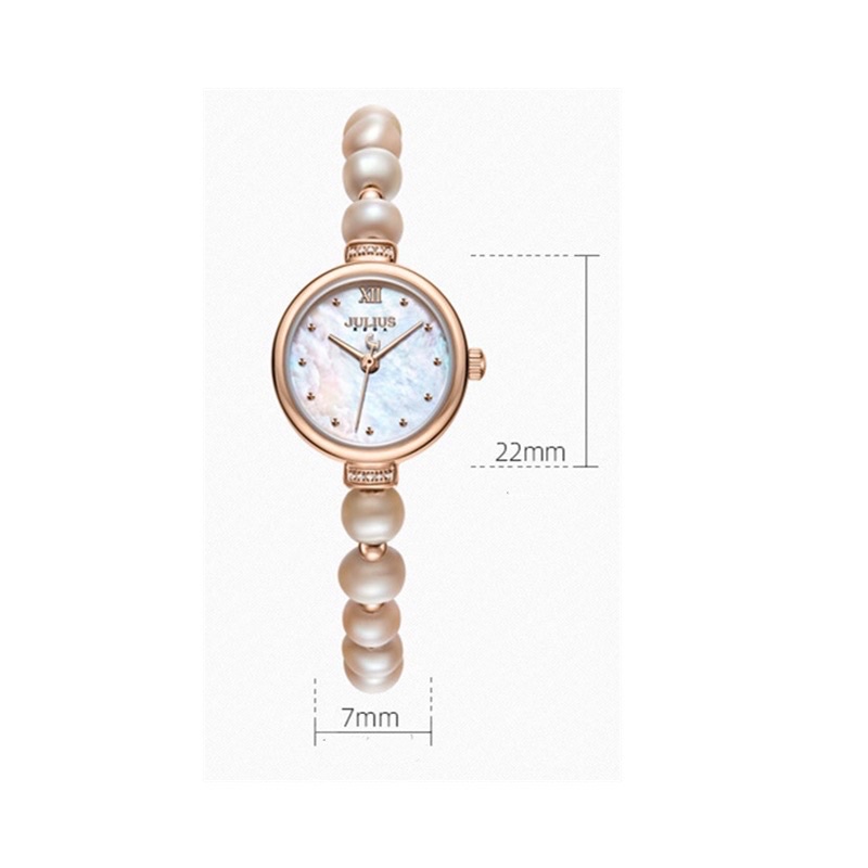 JULIUS JA-1346 Fashion Mutiara Bagsomnia Korea Rantai Gelang Elegant