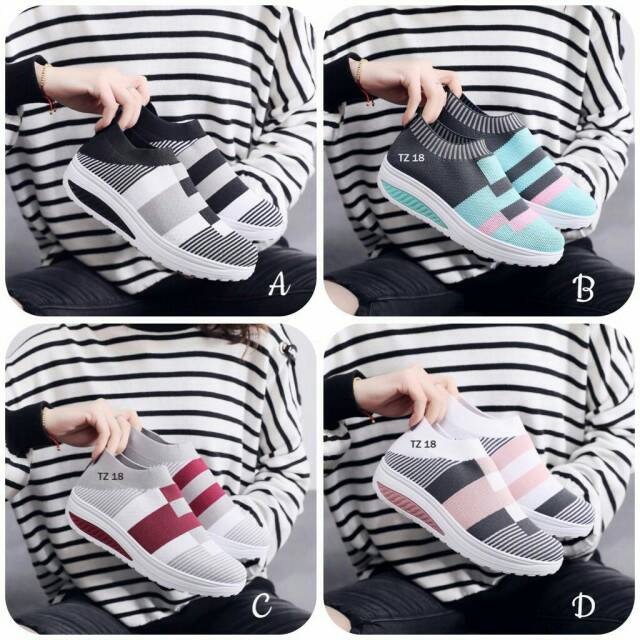 TAZIA SEPATU SNAKER  TZ 18 #