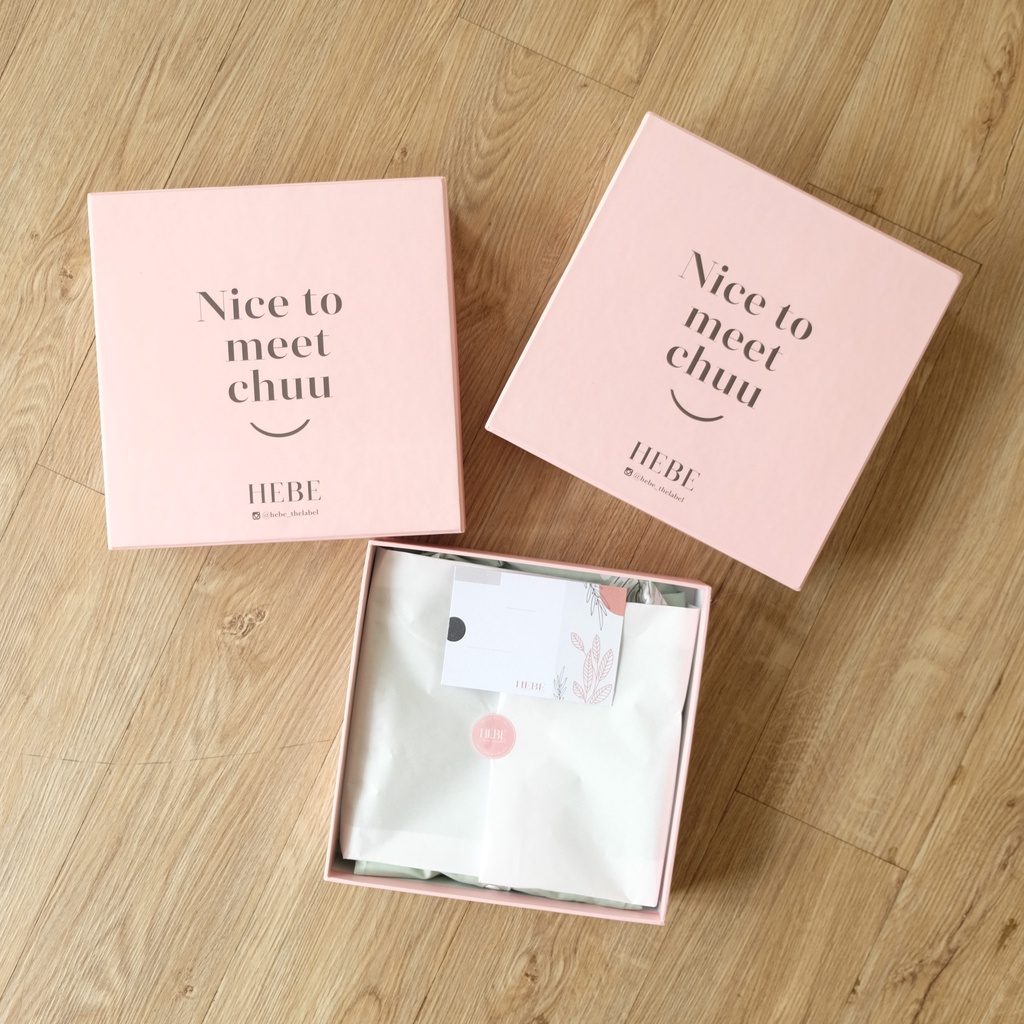 PREMIUM HEBE Gift Box PINK - Hadiah &amp; Greeting Card