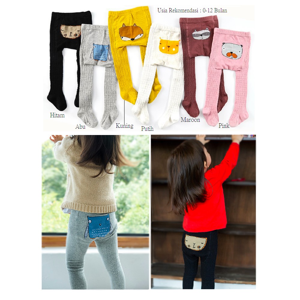 Legging Bayi Imut / Legging Anak Lucu / Kaos Kaki Panjang Anak