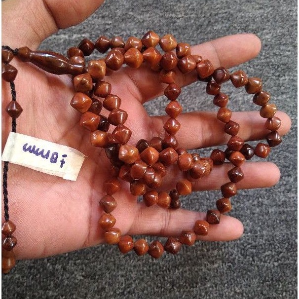 tasbih kokka wajik ± 8 mm ( 8mm ) 99 butir