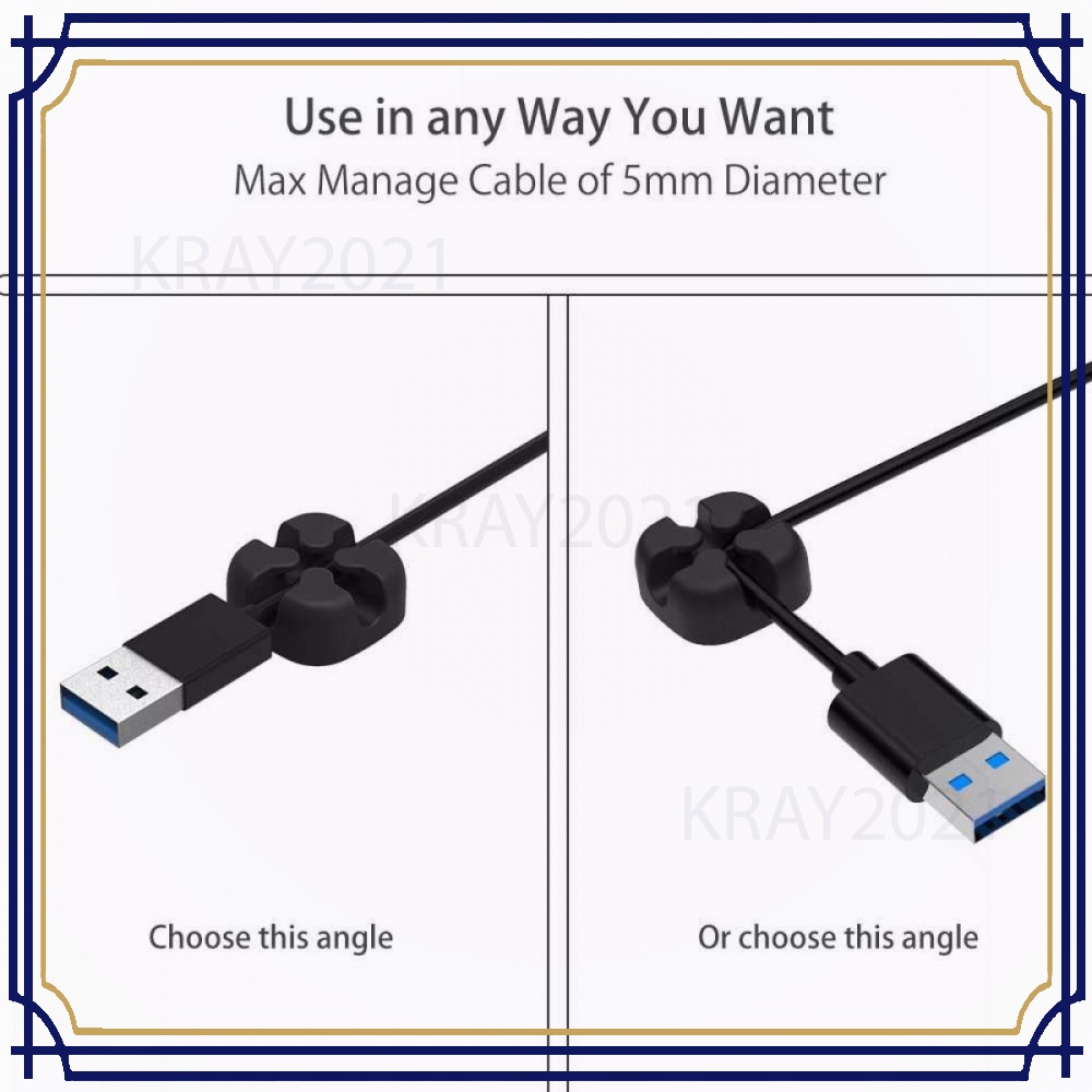 Cable Clip Cross Holder Manajemen Kabel 1 PCS - CBSX