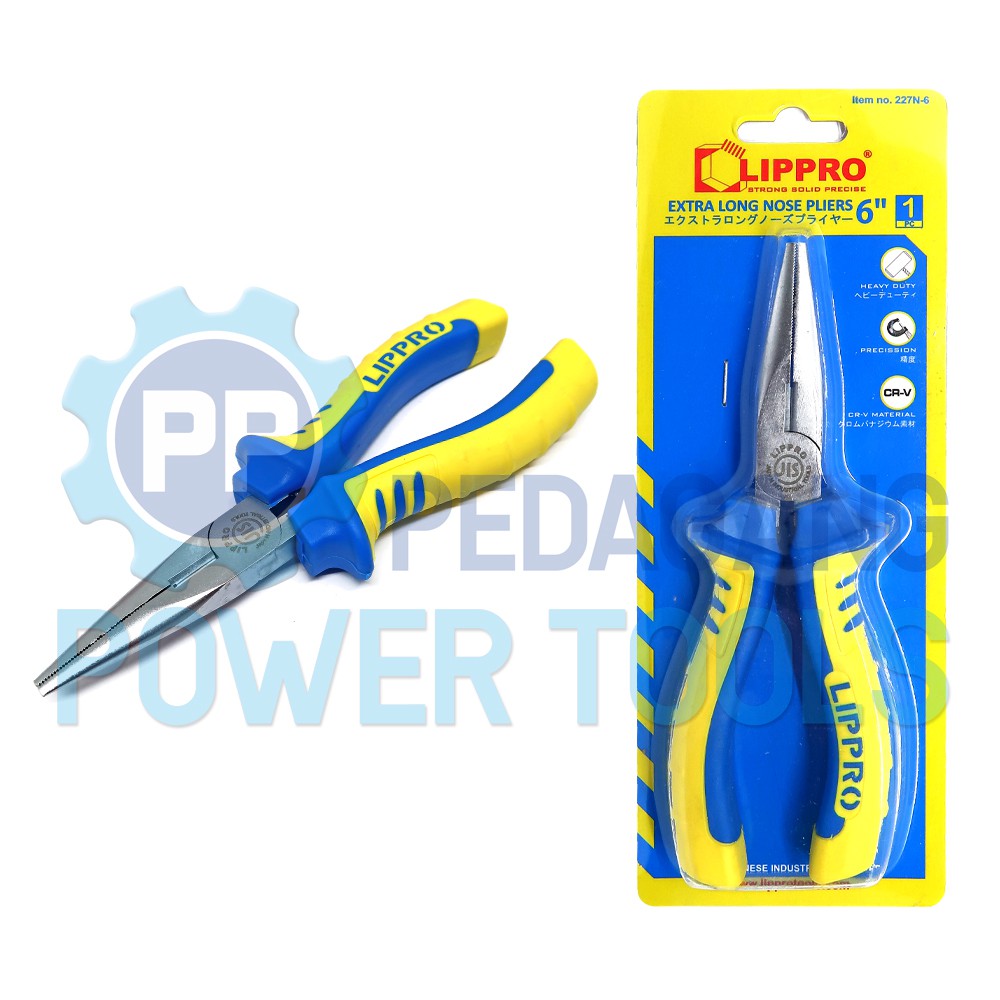 LIPPRO TANG LANCIP 6 INCH LONG NOSE PLIERS 227N-6