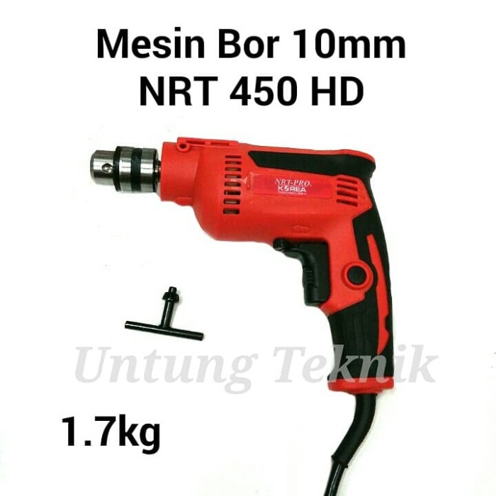 NRT-PRO 450HD 10mm Mesin Bor Listrik Heavy Duty - Model Maktec MT606