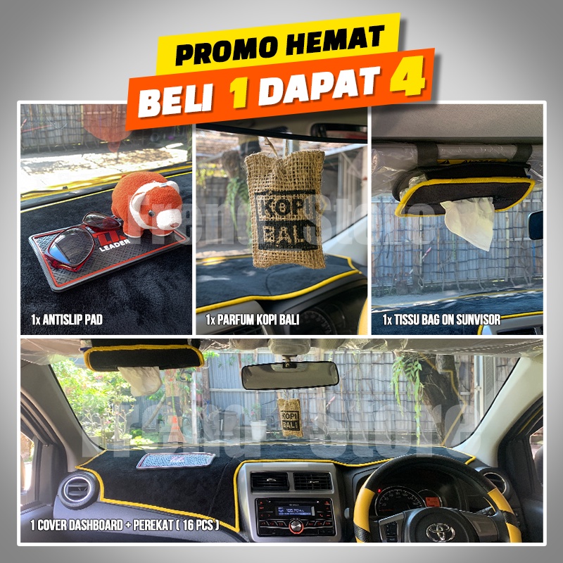 Cover Dashboard Mobil Toyota Veloz 2012 - 2021 | Alas Karpet Dasbor Interior Mobil Avanza Veloz 2012