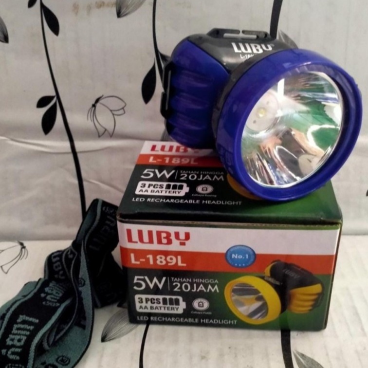 Luby L189 Senter Kepala Super Terang / Headlamp Outdoor LED Waterproof