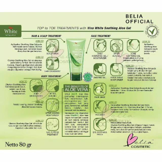 

Viva white aloe gel