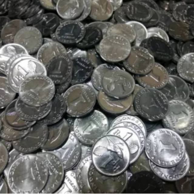 Coin kuno 1 rupiah thn 1970