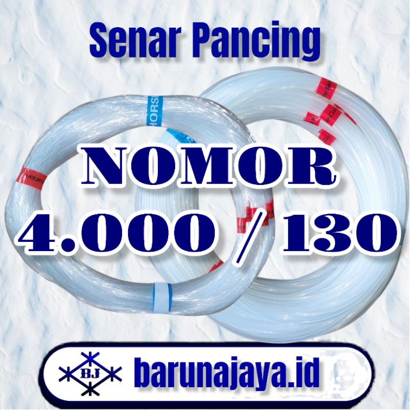 10Roll Senar Pancing - Senar Layangan - Senar Sikat Galon No. 130 / 4000