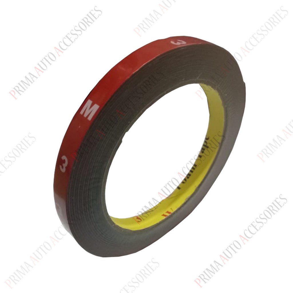 Perekat / Double Tape MMM Merah 10 mm x 5 meter