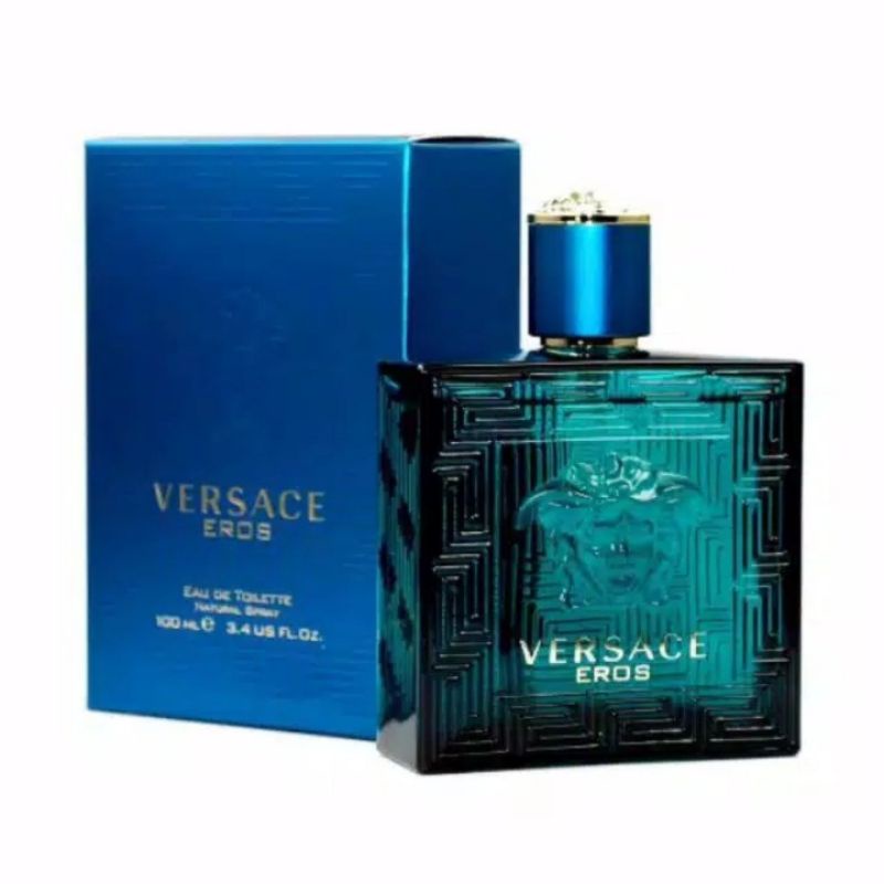 Parfum Pria Versace Eros Edt 100ml Original Wangi Tahan Lama VERSACE EROS PARFUM PRIA ORIGINAL IMPOR