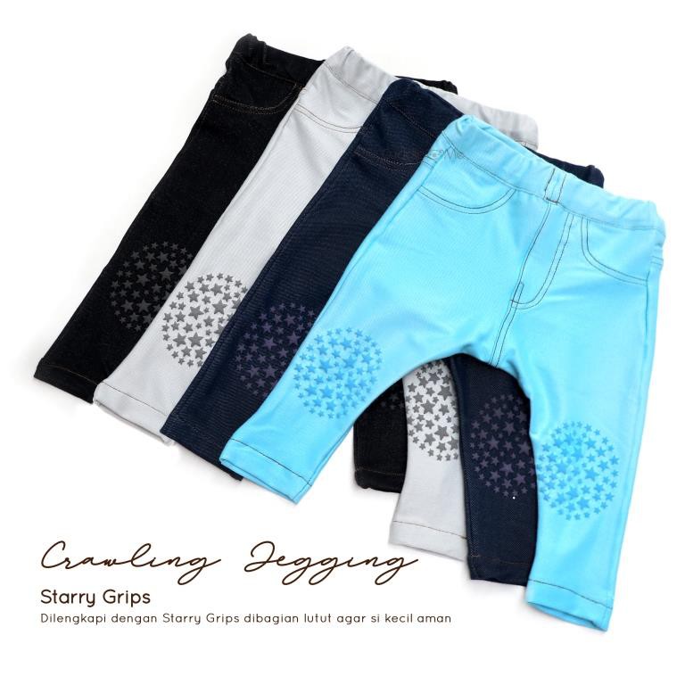 CuddleMe Crawling Jegging Celana Jens Legging Bayi Anak