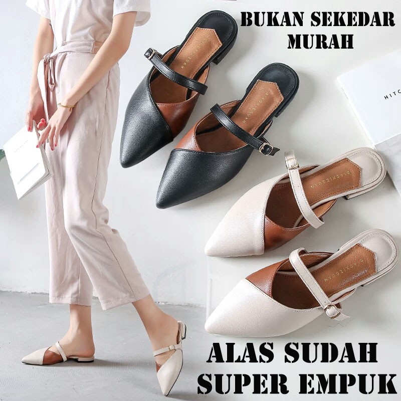 Sepatudari Karin REAL PIC BUKAN SEKEDAR MURAH Flatshoes wanita alas sudah super empuk KR-FS0029