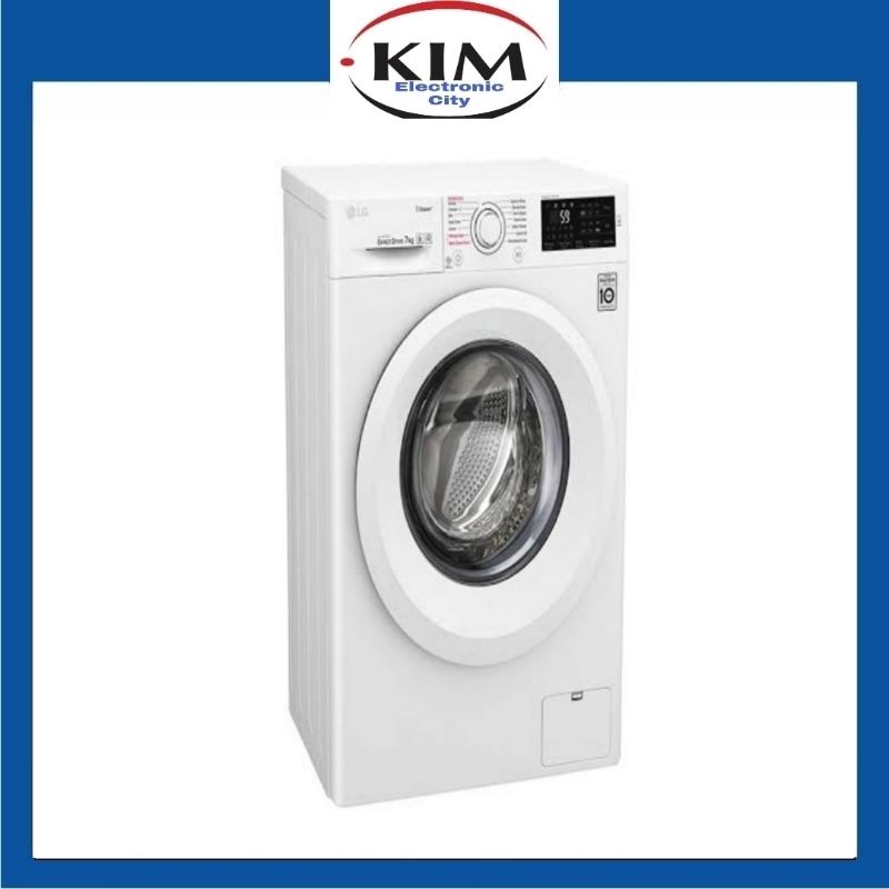 LG Front Loading Fc 1207 S3W - Mesin Cuci Lg Inverter 7KG LG FC1207S3W