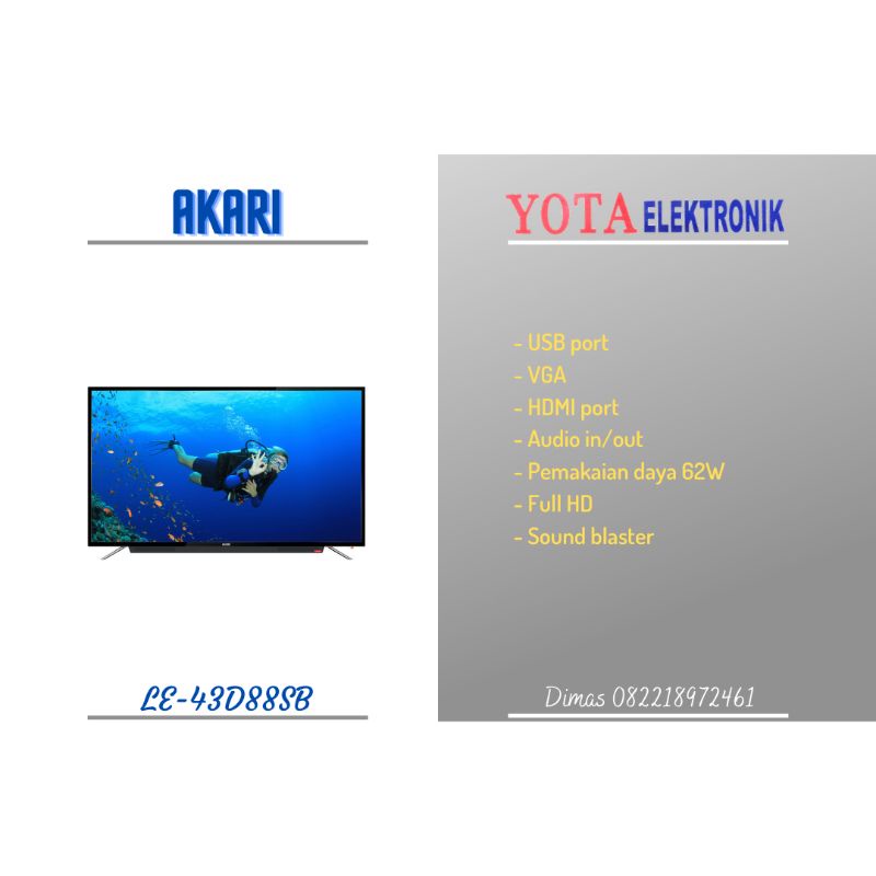 TV Akari 43D88SB